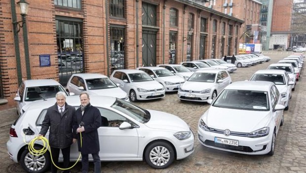 ep volkswagen entrega 50 unidadesmodelo e-golfhamburgo
