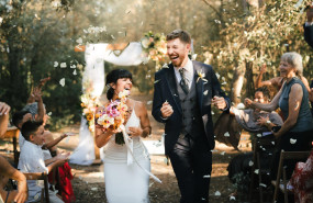 boda destino barcelona pareja recien casada 
