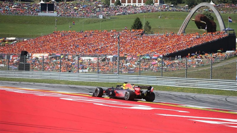 ep 30 june 2019 austria spielberg dutch formula one driver max verstappen of red bull racing competes in the 2019 grand prix of austria race at the red bull ring photo georg hochmuthapadpa