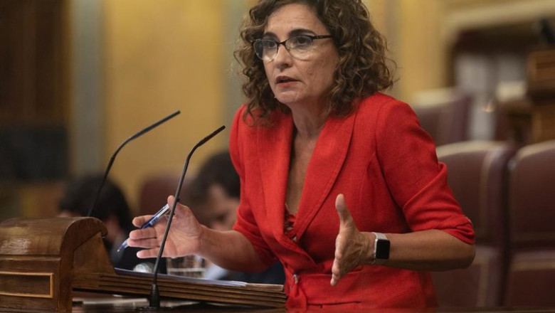 Archivo - La ministra de Hacienda, María Jesús Montero, durante un debate de totalidad del Proyecto de Ley de Presupuestos Generales del Estado para el año 2023, en el Congreso de los Diputados, a 26 de octubre de 2022, en Madrid (España). | Eduardo Parra - Europa Press - Archivo ep archivo la ministra de hacienda maria jesus montero durante un debate de totalidad del proyecto