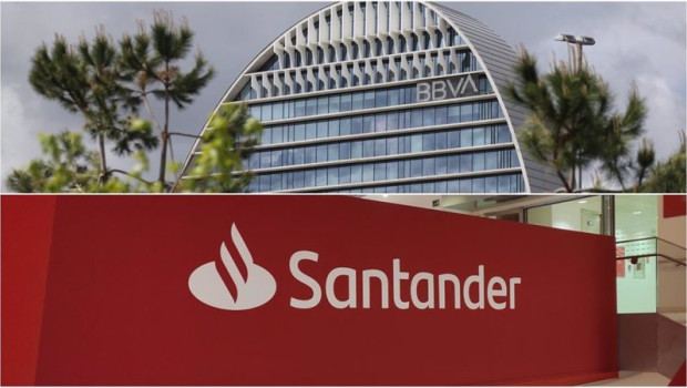 ep archivo   logos de bbva y banco santander