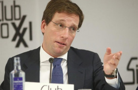 ep el alcalde de madrid jose luis martinez-almeida durante su intervencion en un coloquio del club