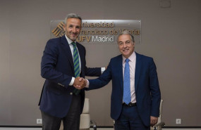 ep el director general de madrilena red de gas alejandro lafarga y el vicerrector de investigacion