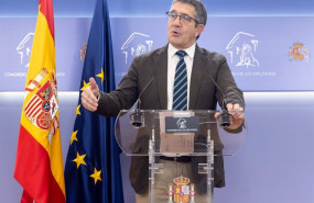 ep el portavoz del psoe en el congreso patxi lopez durante una rueda de prensa posterior a la junta