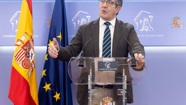 ep el portavoz del psoe en el congreso patxi lopez durante una rueda de prensa posterior a la junta ep el portavoz del psoe en el congreso patxi lopez durante una rueda de prensa posterior a la junta
