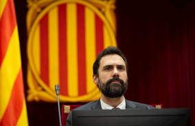 ep el president del parlament de catalunya roger torrent durante una sesion plenaria celebrada una