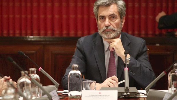 ep el presidente del consejo general del poder judicial carlos lesmes preside la reunion de