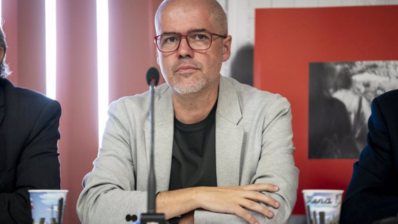 ep el secretario general de ccoo unai sordo durante la presentacion de los resultados de una ep el secretario general de ccoo unai sordo durante la presentacion de los resultados de una