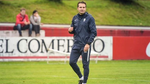 ep entrenadorreal sportinggijon ruben baraja