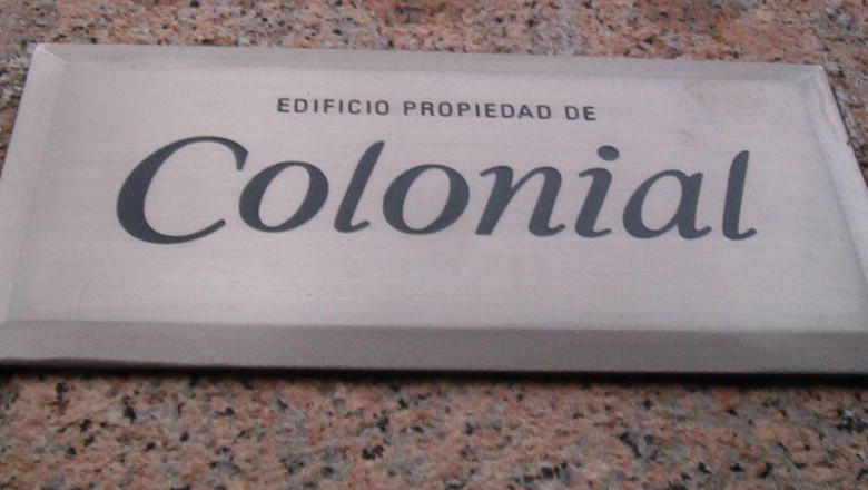 ep inmobiliaria colonial logo letrero placa ep inmobiliaria colonial logo letrero placa