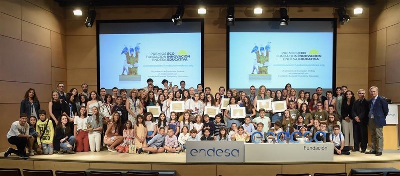 La Fundación Endesa lanza hoy, 26 de septiembre, la IV edición de los Premios a la Ecoinnovación para centros educativos de toda España. Imagen de la III edición | FUNDACIÓN ENDESA ep la fundacion endesa lanza hoy 26 de septiembre la iv edicion de los premios a la ecoinnovacion