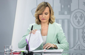 ep la ministra de educacion y formacion profesional de espana y portavoz pilar alegria ofrece