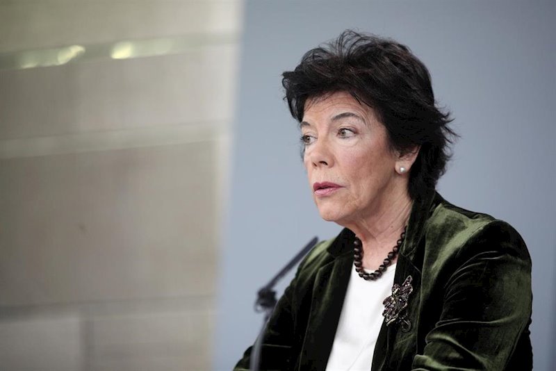 ep la ministra portavoz y de educacion y formacion profesional en funciones isabel celaa