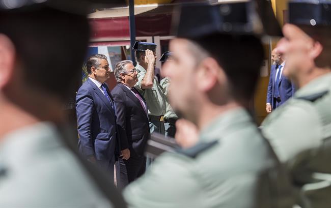 El ministro de Interior, Juan Ignacio Zoido, en Huelva. | EUROPA PRESS/A.PÉREZ. ep ministrointerior juan ignacio zoido en huelva