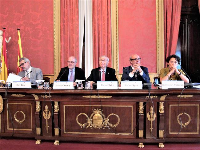 M.Puig (Puig) A.Castells (EuropeG)M.Valls (Cámara)M.Vendrell (Alta Life Science) | EUROPA PRESS ep mpuig puig acastells europegmvalls camaramvendrell alta life science