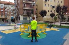 ep nino en un parque infantil precintado en euskadi
