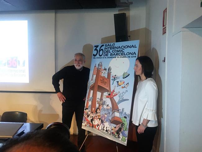 Presentación del cartel de la 36 edición del Salón del Cómic | EUROPA PRESS ep presentacioncartella 36 edicionsaloncomic