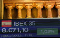 ep un panel del ibex 35 en el palacio de la bolsa a 30 de agosto de 2022 en madrid espana