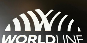 le logo de worldline au siege de la societe dans le quartier de la defense 20240228123533 