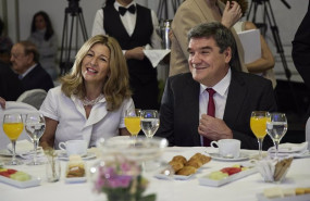 ep archivo   el gobernador del banco de espana jose luis escriva y la vicepresidenta segunda yolanda