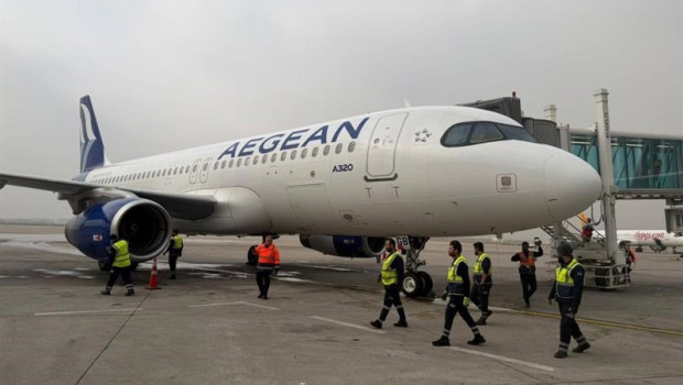 ep avion de la griega aegean airlines ep avion de la griega aegean airlines