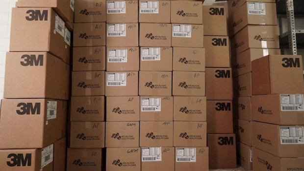 ep cajas de mascarillas recibidas en baleares para frenar el contagio del coronavirus