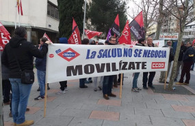 ep concentracion de trabajadores de metro en los juzgados de plaza castilla ante el problema del