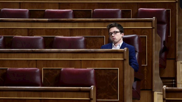 ep el diputado por mas madrid inigo errejon durante el pleno extraordinario para explicar la