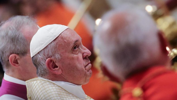 ep el papa francisco en el acto de nombramiento de trece nuevos cardenales en la basilica de san