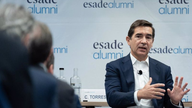 ep el presidente del bbva carlos torres vila durante una sesion de martins esade a 17 de septiembre