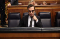 ep el vicepresidente primero del gobierno y ministro de economia carlos cuerpo a su llegada a una