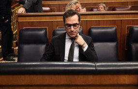 ep el vicepresidente primero del gobierno y ministro de economia carlos cuerpo a su llegada a una