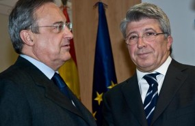 ep florentino perez presidente real madridenrique cerezo presidente atletico de