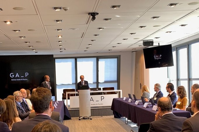 Gómez-Acebo & Pombo, la Fundación Fernando Pombo y Blockchain Work Labs realizan la primera emisión de 'Tokens Pombo' para la captación de fondos con tecnología 'blockchain' en la sede de la firma en Madrid | GÓMEZ-ACEBO & POMBO ep gomez-acebo pombo la fundacion fernando pombo y blockchain work labs realizan la primera emision