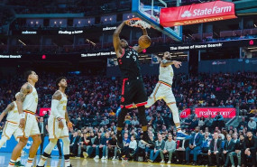 ep ibaka machaca en el warriors - raptors