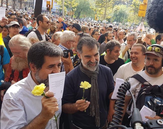 Jordi Sànchez (ANC) Jordi Cuixart (Òmnium Cultural) | @JCUIXART ep jordi snchez anc jordi cuixart mnium cultural