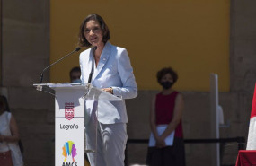 ep la ministra de industria comercio y turismo reyes maroto interviene durante la firma de la