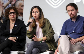 ep la portavoz adjunta de unidas podemos en el congreso ione belarra interviene durante el acto de