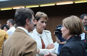 ep la secretaria generalpsncandidatapartidola presidencianavarra maria chivite c hablasecretario generalpodemos navarra eduardo santos yjefaejecutivo foralnavarrafuncioneslidergeroa bai uxue bark