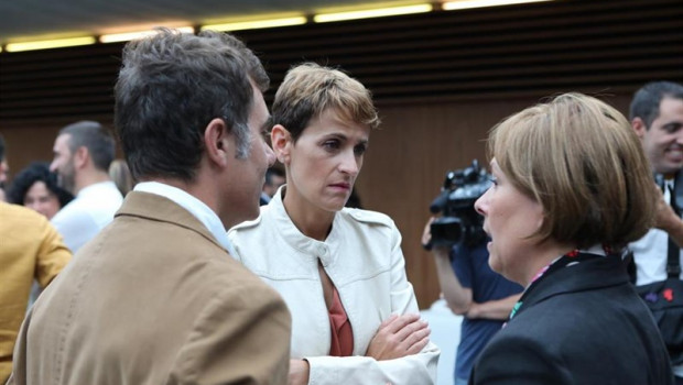 ep la secretaria generalpsncandidatapartidola presidencianavarra maria chivite c hablasecretario generalpodemos navarra eduardo santos yjefaejecutivo foralnavarrafuncioneslidergeroa bai uxue bark