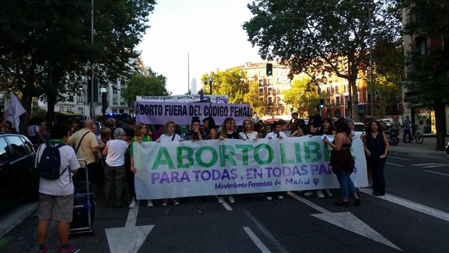 Manifestación a favor del aborto libre | EUROPA PRESS ep manifestacionfavoraborto libre