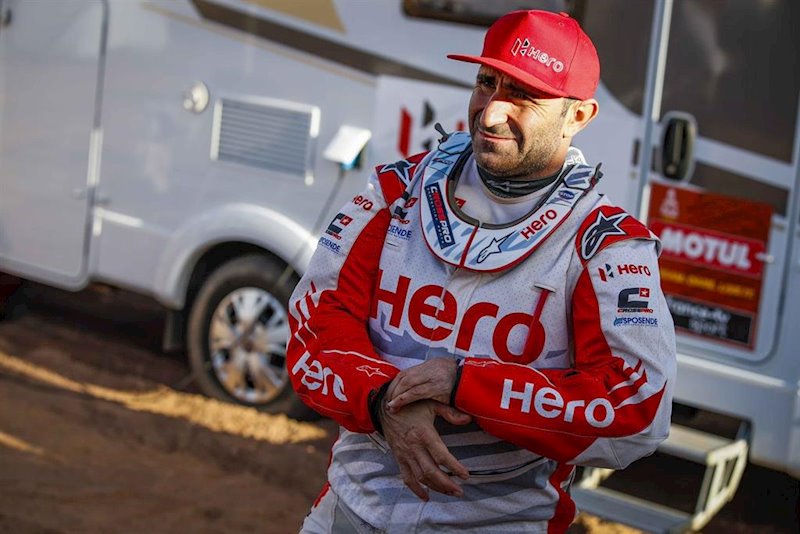 ep paulo gonalves durante el rally dakar 2020