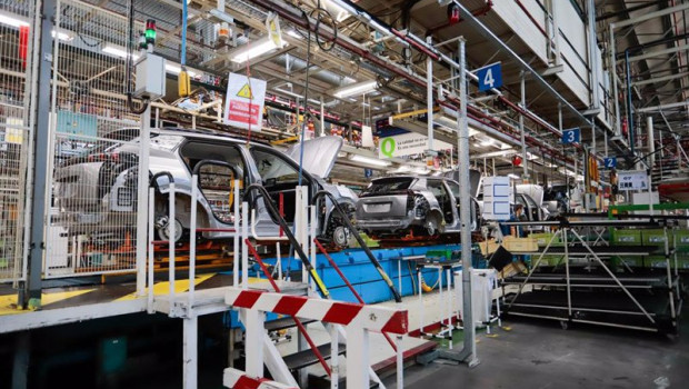 ep varios vehiculos en la sede de stellantis a 16 de septiembre de 2021 en vigo pontevedra galicia