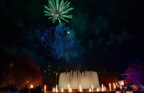 ep verbena de ano nuevo en avenida maria cristina a 1 de enero de 2023 en barcelona cataluna espana