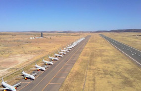 ep vista parcial de la pista del aeropuerto de ciudad real