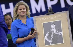 ep 28 august 2019 us new york belgian former tennis player kim clijsters the newest inductee into