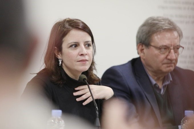 ep adriana lastra en un acto celebrado en almeria