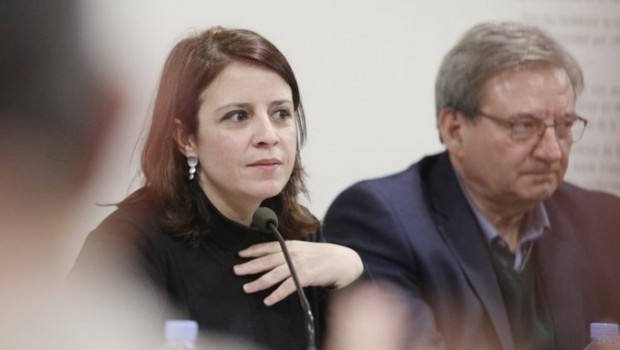 ep adriana lastra en un acto celebrado en almeria