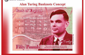 ep archivo   concepto del nuevo billete de 50 libras con la imagen del matematico alan turing que
