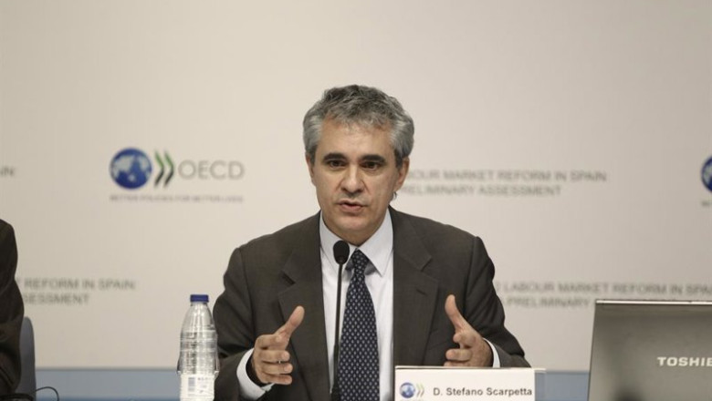 Archivo - El directro de Empleo de la OCDE. Stefano Scarpetta, presenta el estudio sobre la reforma laboral en España | EUROPA PRESS - Archivo ep archivo el directro de empleo de la ocde stefano scarpetta presenta el estudio sobre la reforma